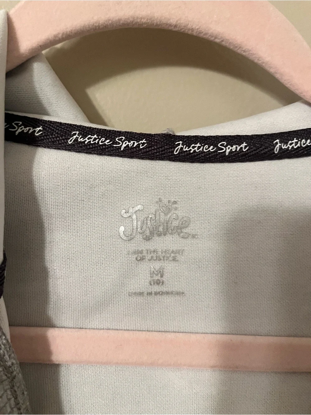 Justice sport sweatshirt